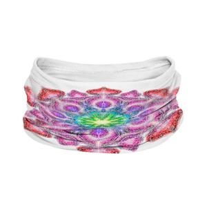 Večnamenski ovratni trak nanosilver® Mandala bela