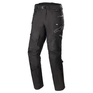 Podaljšane motoristične hlače Alpinestars Monteira Drystar XF črno-črne