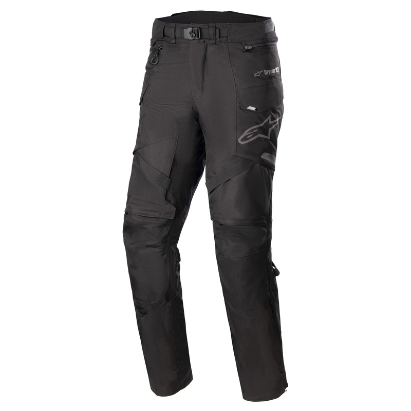 Podaljšane motoristične hlače Alpinestars Monteira Drystar XF črno-črne