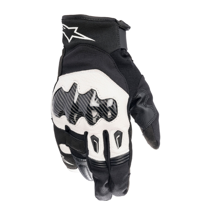 Alpinestars SMX-1 Drystar motoristične rokavice črno-bele