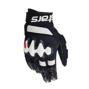 Motoristične rokavice Alpinestars Halo črno-bele
