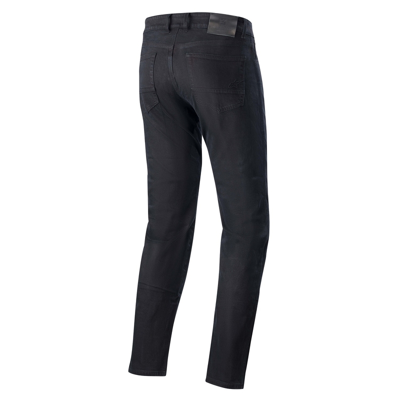 Motoristične kavbojke Alpinestars Radon Relaxed Fit Denim modro-črne