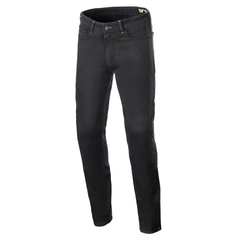 Alpinestars Copper 3 Denim prane črne motoristične kavbojke