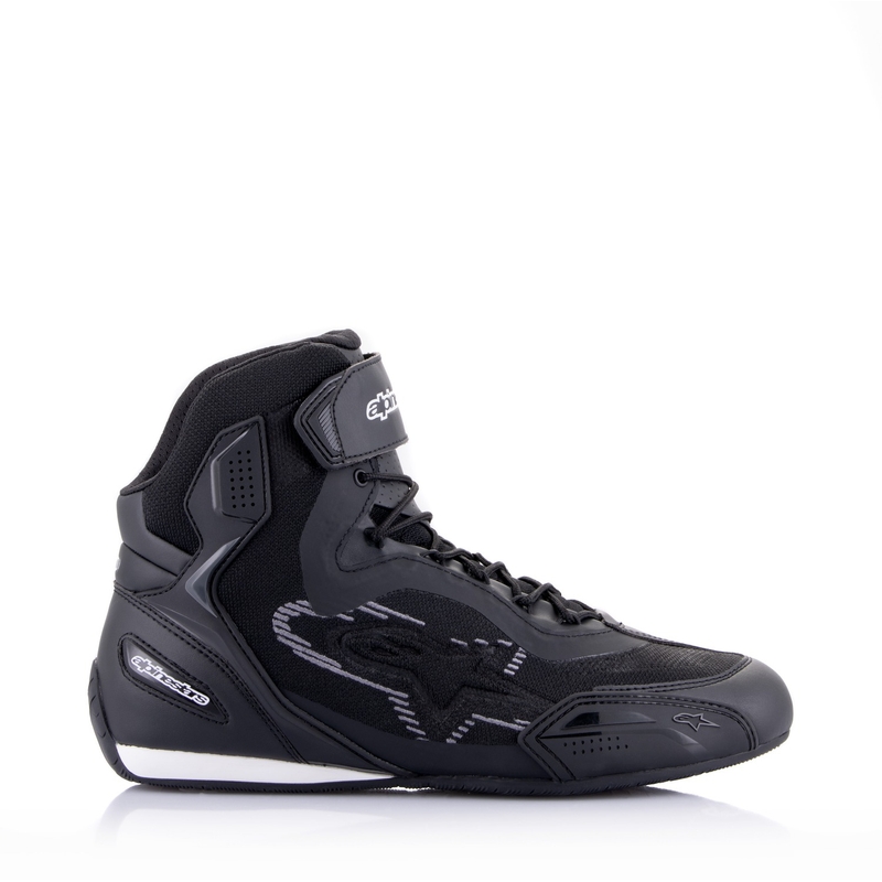 Motoristični škornji Alpinestars Faster-3 Rideknit črno-sivi