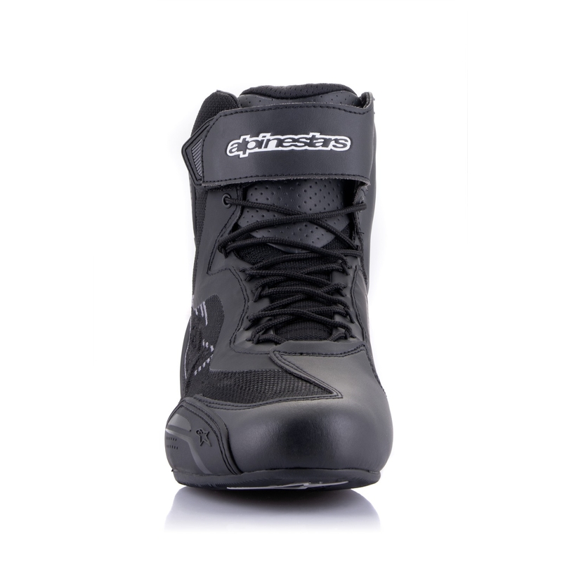 Motoristični škornji Alpinestars Faster-3 Rideknit črno-sivi