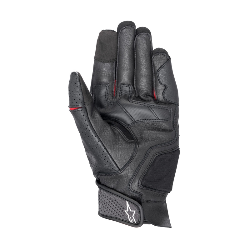 Motoristične rokavice Alpinestars Morph Sport črno-fluo rdeče-sive