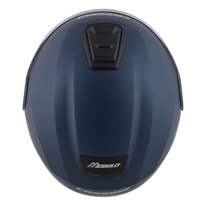 Motoristična čelada na preklop Cassida Modulo 2.1 Compass mat modra biserno-črno-rdeča