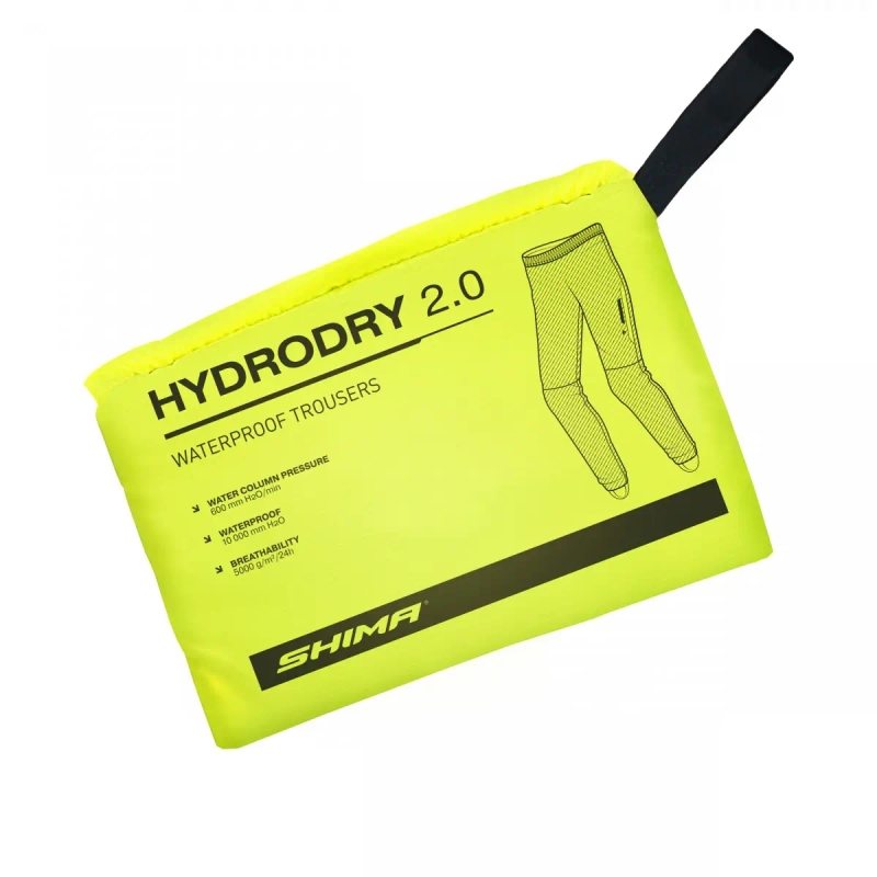 Nepremočljive hlače Shima Hydrodry 2.0 črno-fluo rumene