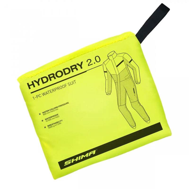 Vodoodporna neoprenska obleka Shima Hydrodry 2.0 črno-fluo rumena