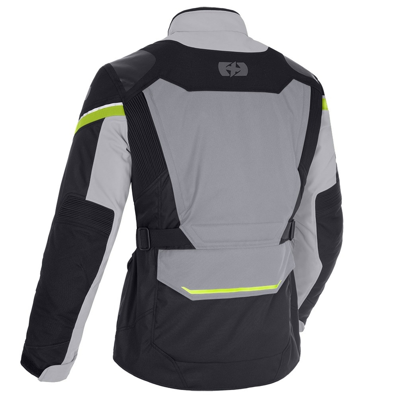 Oxford Montreal 4.0 DRY2DRY™ črno-siva-fluo rumena motoristična jakna