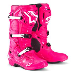 Motoristični škornji Alpinestars Tech 10 Pink-Black-White 2025