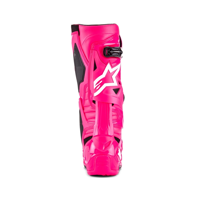 Moto škornji Alpinestars Tech 10 roza-črno-beli