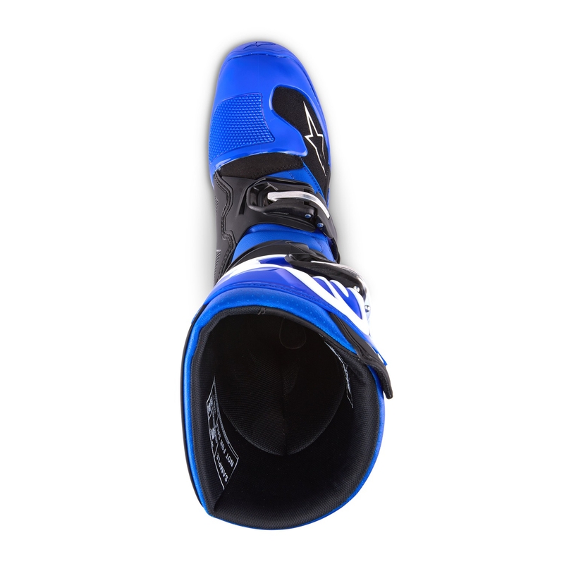 Otroški motoristični škornji Alpinestars Tech 7 S modro-belo-črni