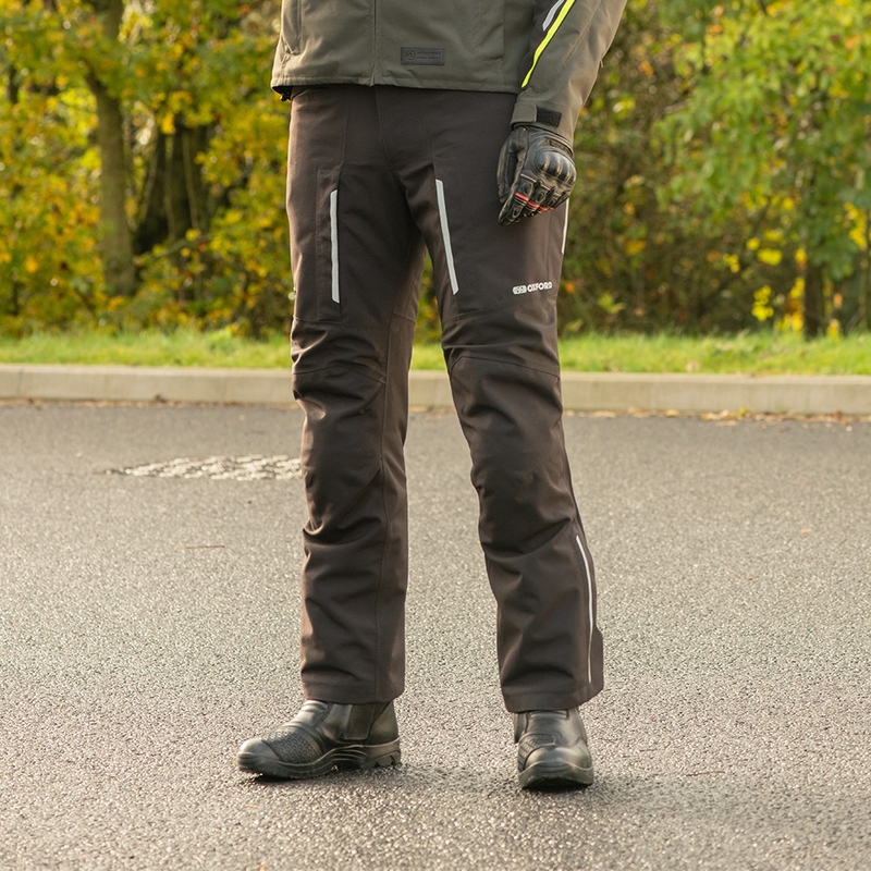 Črne kratke motoristične hlače Oxford Advanced Hinterland DRY2DRY™