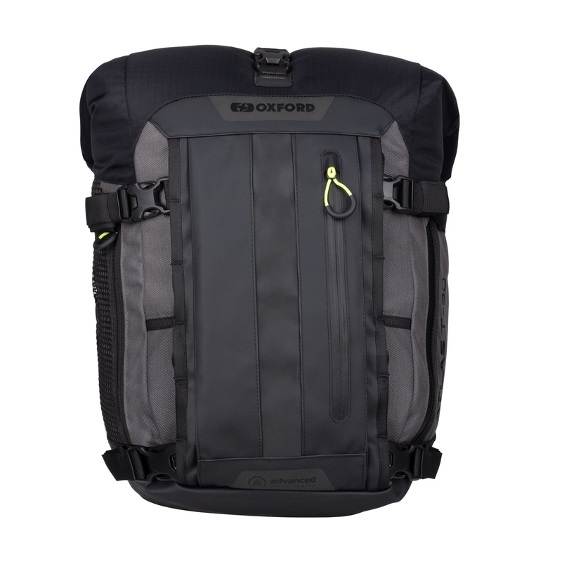 Motoristična torba za sovoznikov sedež Oxford Atlas T-30 Advanced Tourpack 30 l siva