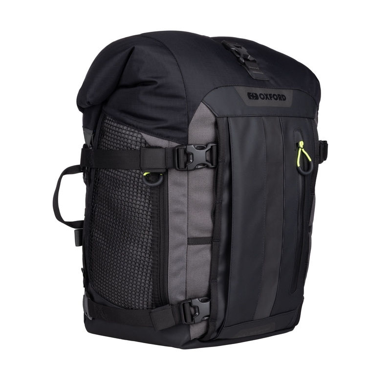 Motoristična torba za sovoznikov sedež Oxford Atlas T-30 Advanced Tourpack 30 l siva
