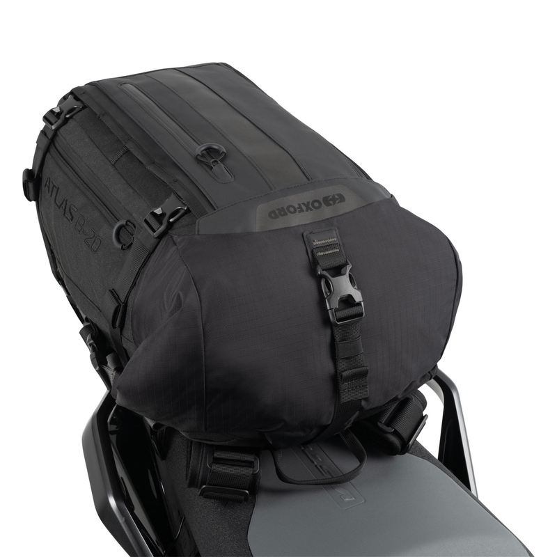 Motoristična torba Oxford Atlas B-20 Advanced Backpack 20 l črna