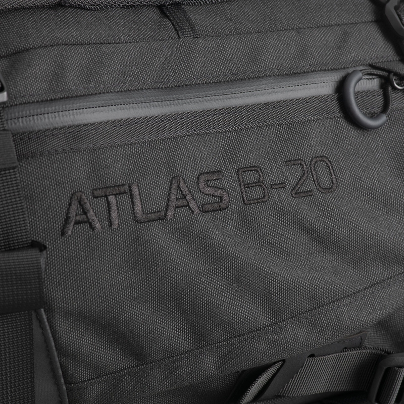 Motoristična torba Oxford Atlas B-20 Advanced Backpack 20 l črna