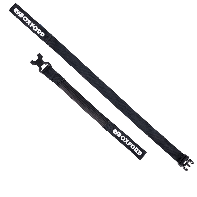 Trakovi za prtljago Oxford Atlas B-Clip 2 kosa črni 26 mm x 2 m