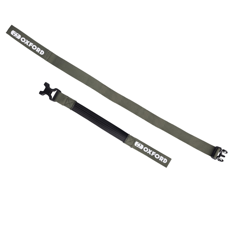 Trakovi za prtljago Oxford Atlas B-Clip 2 kosa zeleni 26 mm x 2 m