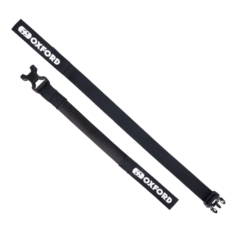 Trakovi za prtljago Oxford Atlas B-Clip 2 kosa črni 26 mm x 1,2 m