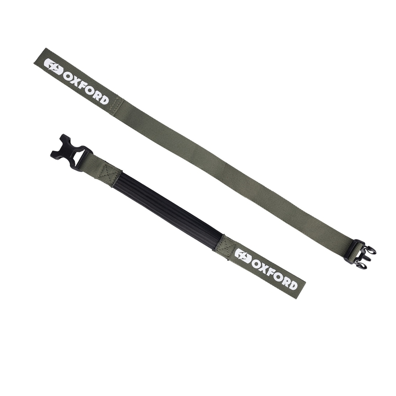 Trakovi za prtljago Oxford Atlas B-Clip 2 kosa zeleni 26 mm x 1,2 m