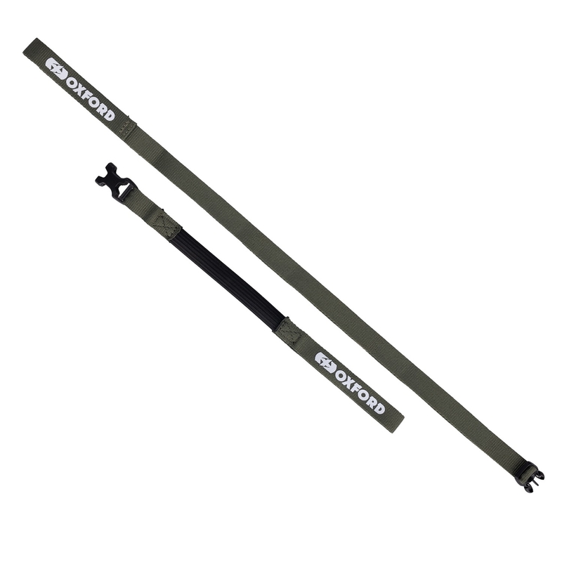 Trakovi za prtljago Oxford Atlas B-Clip 2 kos zeleni 17 mm x 2 m