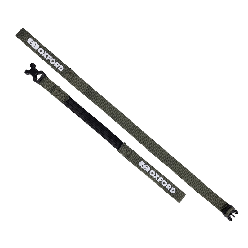 Trakovi za prtljago Oxford Atlas B-Clip 2 kosa zeleni 17 mm x 1,2 m