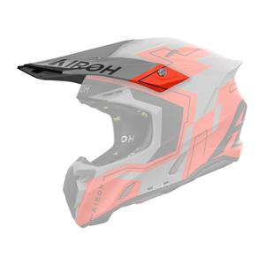 Vizir za čelado Airoh Twist 3 Dizzy fluo orange mat
