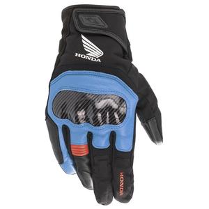 Alpinestars SMX Z Drystar Honda motoristične rokavice svetlo sivo-črno-modro-rdeče