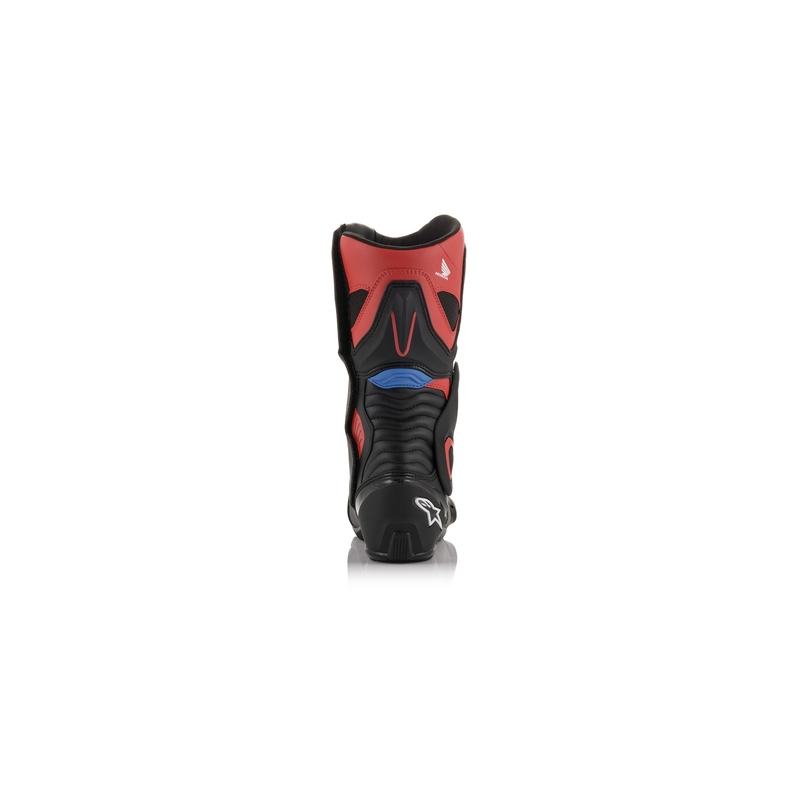 Motoristični škornji Alpinestars S-MX 6 Honda kolekcija črno-rdeče-modro-beli