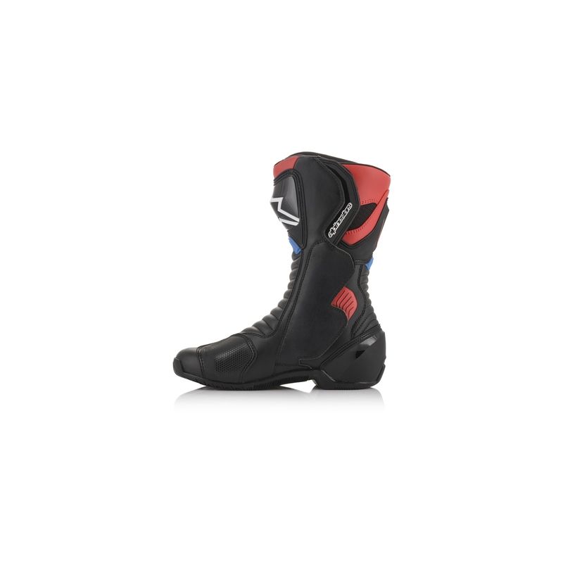 Motoristični škornji Alpinestars S-MX 6 Honda kolekcija črno-rdeče-modro-beli