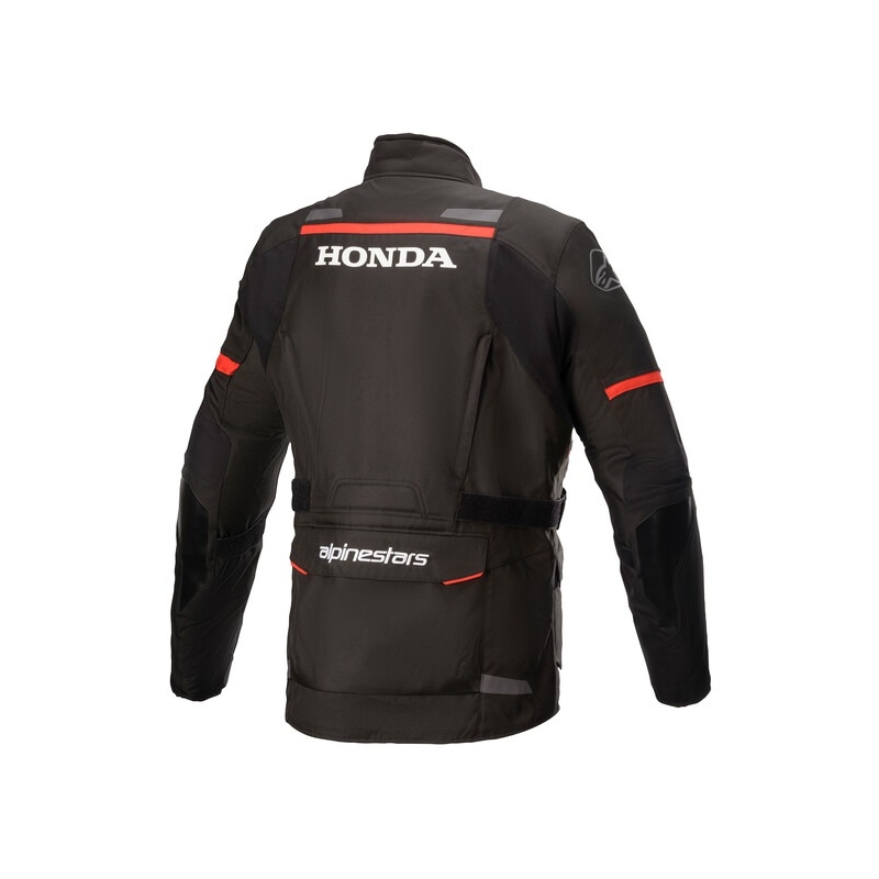 Motoristična jakna Alpinestars Andes Drystar TECH-AIR 5 kompatibilna Honda Collection črno-rdeča