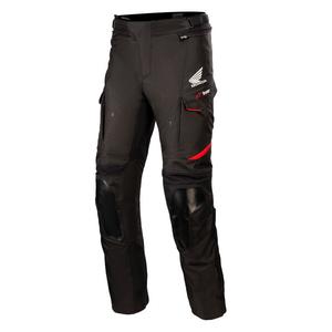Motoristične hlače Alpinestars Andes Drystar Honda Collection črno-rdeče