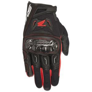 Motoristične rokavice Alpinestars SMX-2 Air Carbon Honda Collection črno-rdeče