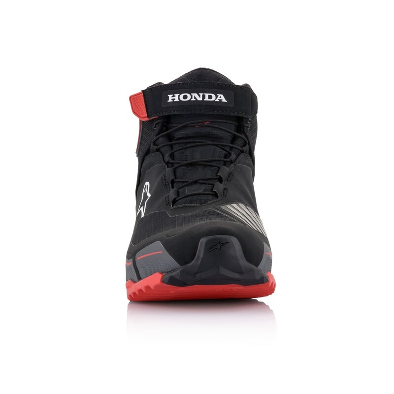 Motoristični škornji Alpinestars CR-X Drystar Honda Collection črno-rdeče-sivi
