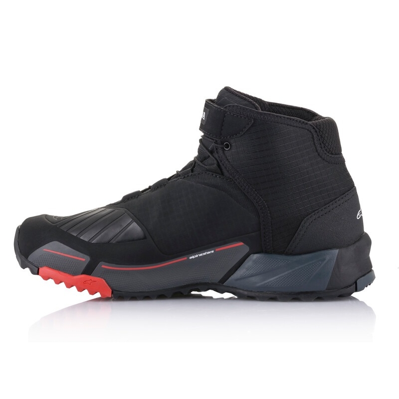 Motoristični škornji Alpinestars CR-X Drystar Honda Collection črno-rdeče-sivi