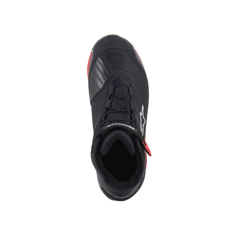 Motoristični škornji Alpinestars CR-X Drystar Honda Collection črno-rdeče-sivi