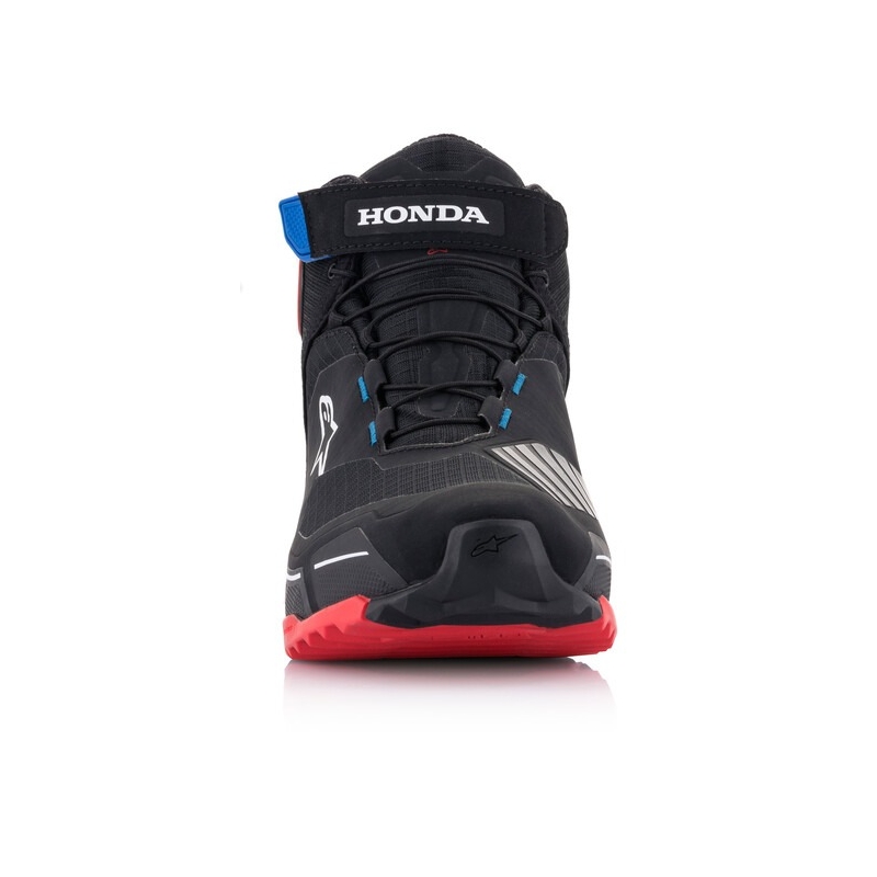 Motoristični škornji Alpinestars CR-X Drystar Honda Collection črno-rdeče-modri