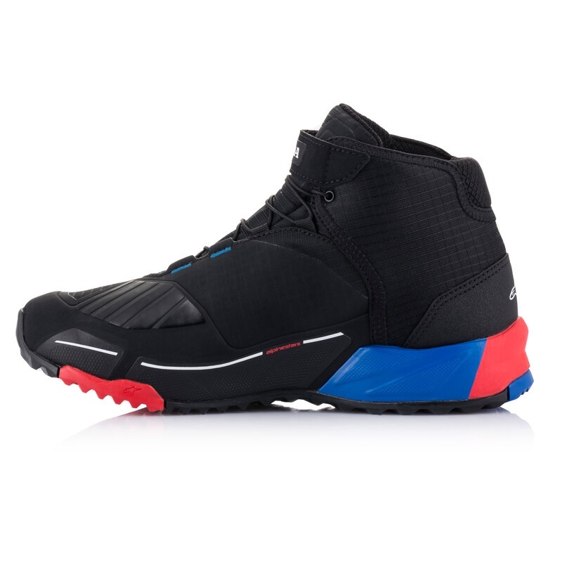 Motoristični škornji Alpinestars CR-X Drystar Honda Collection črno-rdeče-modri