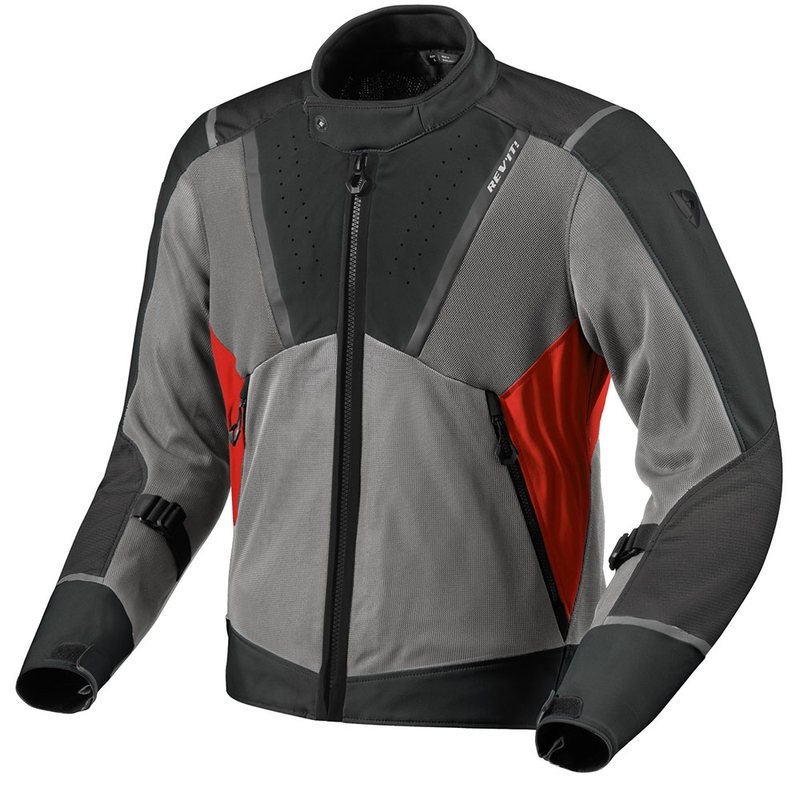 Moto jakna Revit Airwave 4 antracitno-rdeča