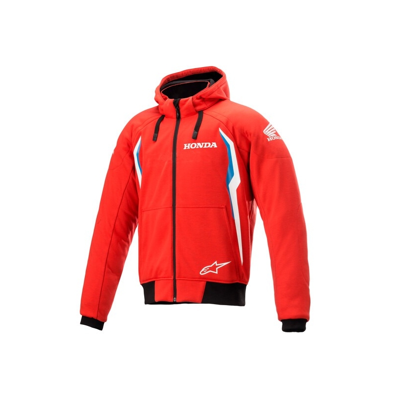 Motoristična jakna Alpinestars Chrome Sport Honda Collection rdeča-modra-črna