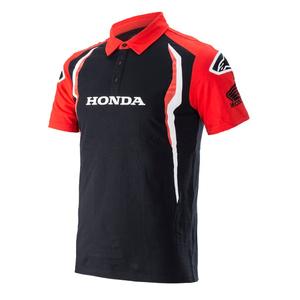 Polo majica Alpinestars Honda rdeče-črna