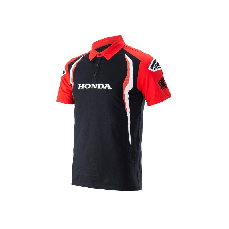 Polo majica Alpinestars Honda rdeče-črna