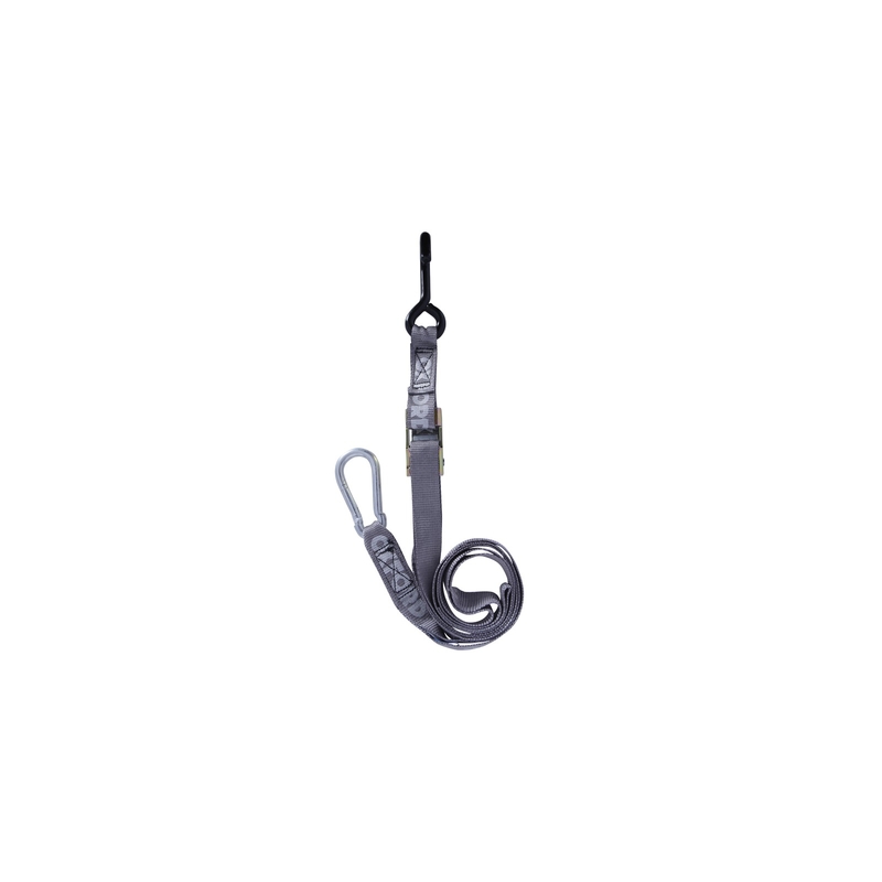 Prilagodljivi in ojačani trakovi Oxford Carabiner 25 mm sive barve
