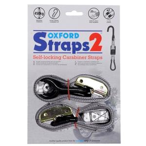 Prilagodljivi in ojačani trakovi Oxford Carabiner 25 mm sive barve