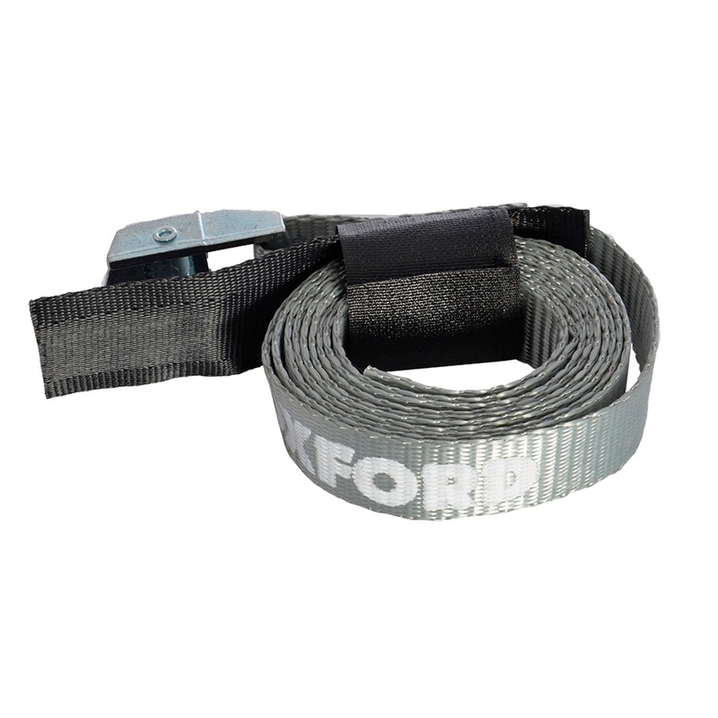 Oxford Cam Straps nastavljivi s pritrditvijo prostega konca s sivim ježkom