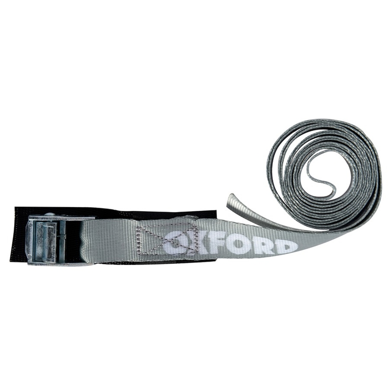 Oxford Cam Straps nastavljivi s pritrditvijo prostega konca s sivim ježkom