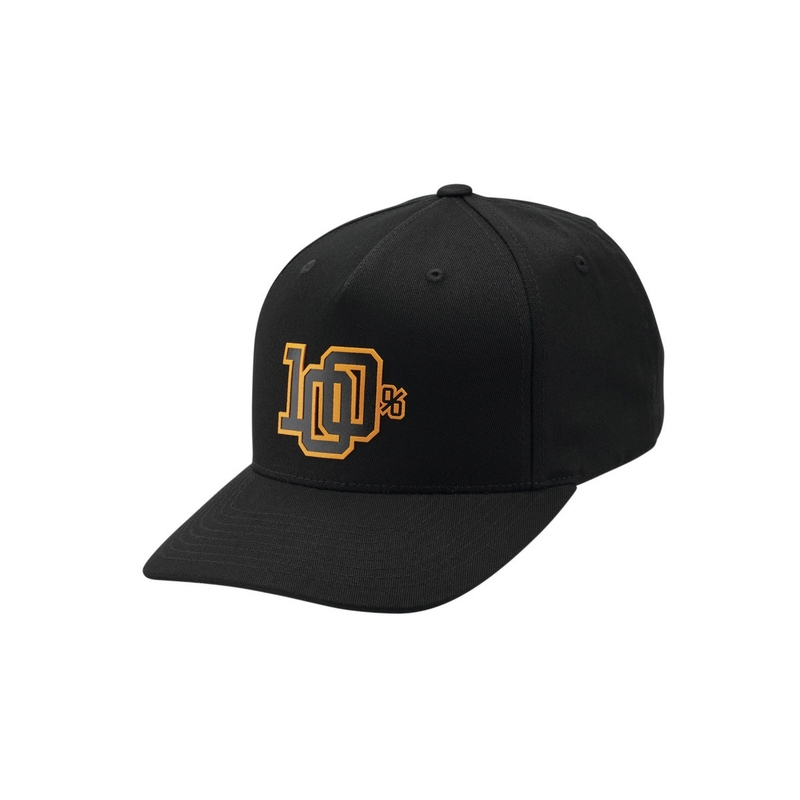 Črna 100-odstotna univerzitetna kapa Snapback