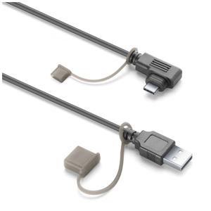Napajalni kabel za Interphone Ridesync USB-C/USB-A